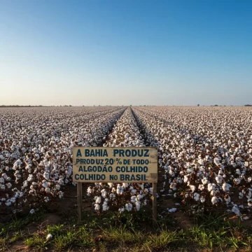 Com produção recorde, Brasil se torna o maior exportador de algodão do mundo pela primeira vez