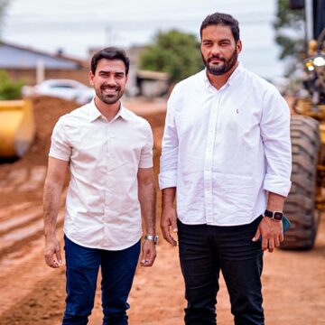 Prefeito Junior Marabá acompanha retomada das obras de infraestrutura no Jardim das Acácias