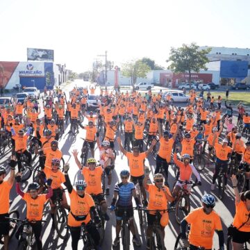 Barreiras realiza Passeio Ciclístico Maio Laranja e mobiliza população contra o abuso infantil