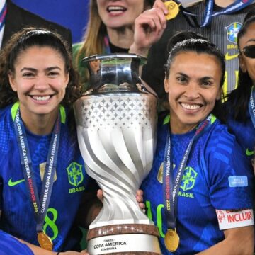 Brasil conquista nona Copa América Feminina em final épica contra a Colômbia