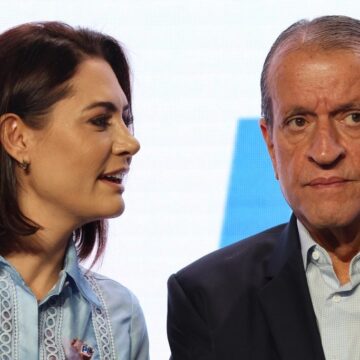 Valdemar Costa Neto e Michelle Bolsonaro alinham futuro do PL