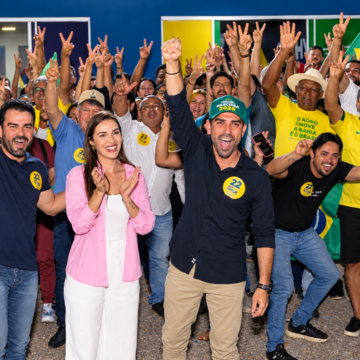 Júnior Marabá e Cinthya Marabá ampliam mobilização por Flávio Bolsonaro no Oeste da Bahia