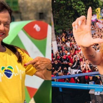 Alice Portugal exalta atuação de Erika Hilton e destaca luta contra o preconceito em ato político em Salvador